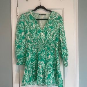Zara Green Dress